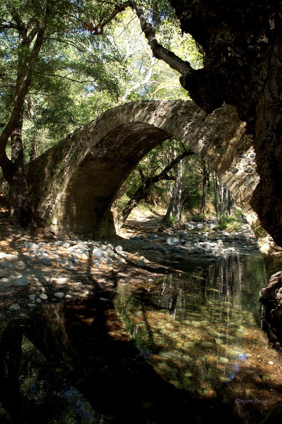 The Tzelefos bridge was built during the time when Venice was a powerful and far-reaching city state ruling Cyprus.   It is probably the most photographed bridge on Cyprus, and I can see why.