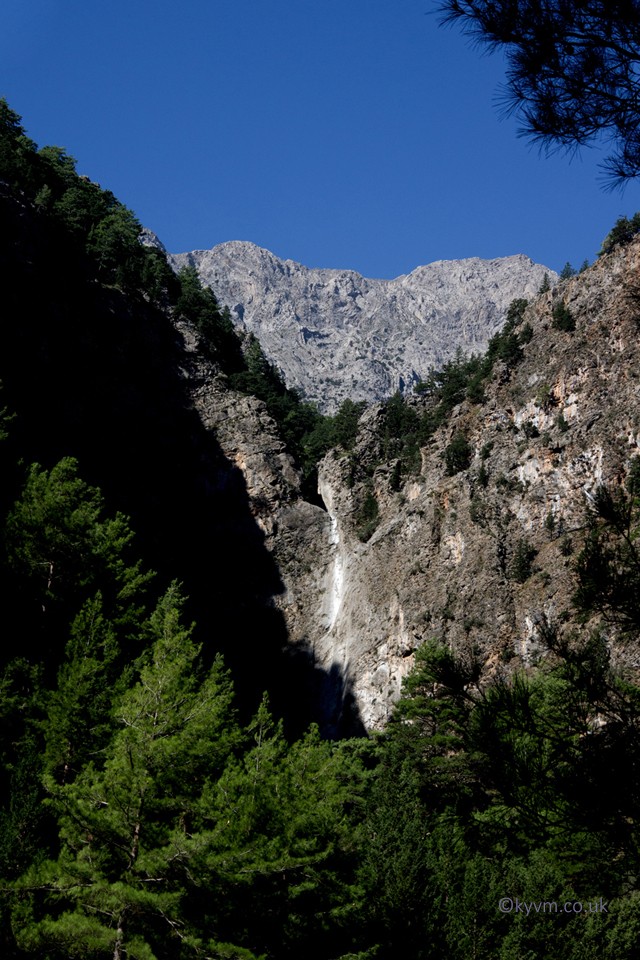 The Samariá Gorge is a popular national park in Crete and some 16km to walk. The risk of flash floods and rockfalls is perilously real as you make your way to a narrow point only 3m wide.  Every step reveals something new, a different and I suspect ever changing landscape. One day I would like to return and see this waterfall in action.